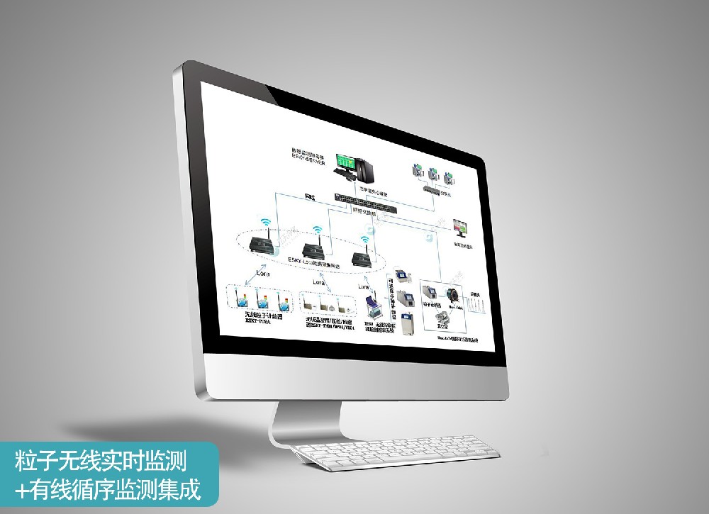 粒子無線實(shí)時(shí)監(jiān)測(cè)+有線循序監(jiān)測(cè)集成系統(tǒng)